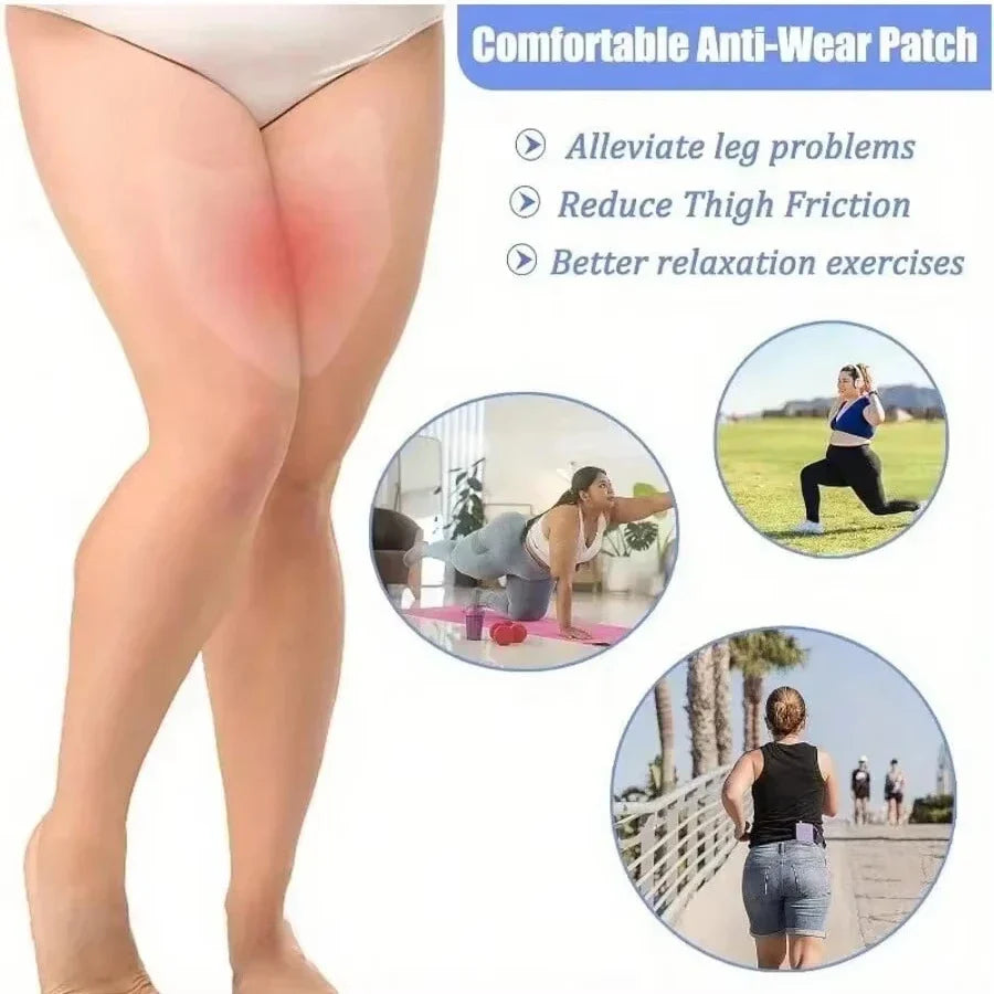 10/20/30/40pcs Anti-wear Stickers Invisible No Trace Thigh Tapes Disposable Anti Chafe Thigh Patch Body Anti-Friction Pad Women