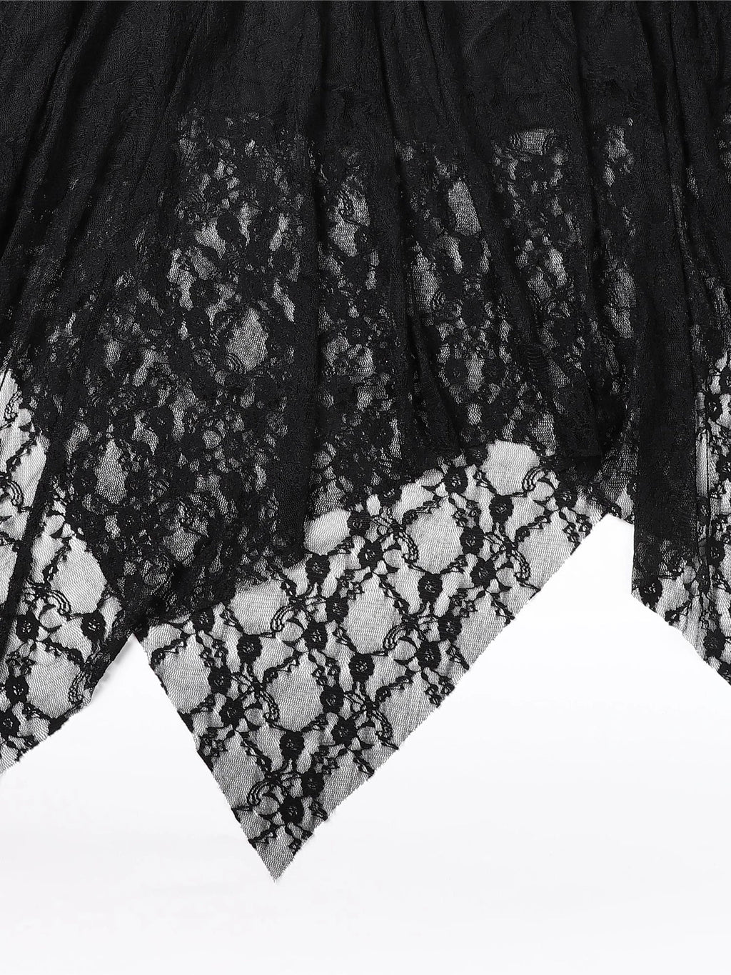 Halloween Plus Size Women's Gothic Lace Flare Sleeve A-Line Midi Dress Ladies Asymmetrical Hem Punk Party Costplay Dress 1XL-6XL