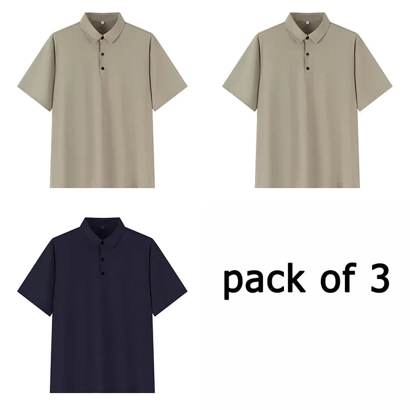 Big & Tall Polo Co. Oversized Short Sleeve Polo Shirt - 5XL to 7XL, Relaxed Fit for Ultimate Comfort (110-175kg)