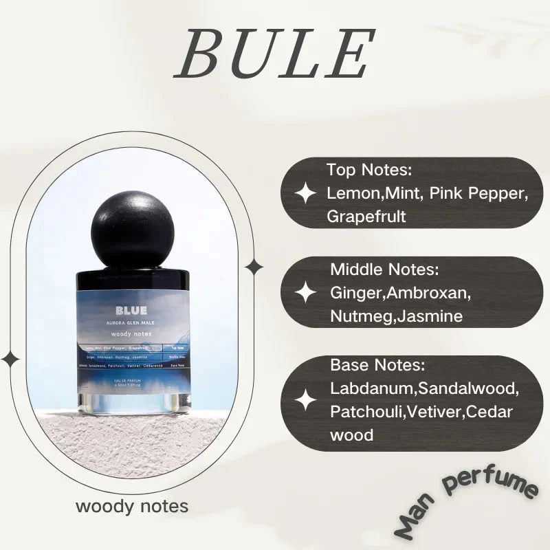 50ml Durable Fresh Citrus Smell Perfume for Ladies High-end Fragrance Long Lasting Light  Orange Flavor