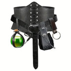 6pcs Renaissance Costume Set Belt Pouch Waist Bag Fanny Pack Cork Potion Bottle Halloween LARP Cosplay Costume Party Accessories