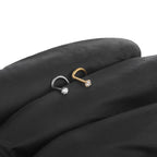 1PC Titanium 18G /20G 1.5/2/2.5/3mm Zircon Gem Nose Stud Piercing Screw Prong CZ Nostril Earring Nariz Piercings Sexy Jewelry