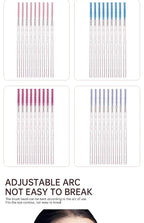 50pcs Grafted eyelashes Single color disposable eyelash brush Spiral eye Makeup Eyelash curler makeup brush cosmetic tools