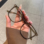 1Pc/3Pcs/4Pcs/6Pcs European and American Classic Popular Square Frame Glasses Set Men's and Women's Fashion Glasses