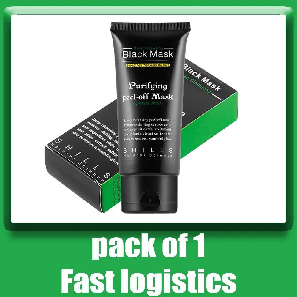 Bamboo Charcoal New Suction Face Deep Cleansing Black Mud Mask Blackhead Remover Peel-Off Mask Easy To Pull