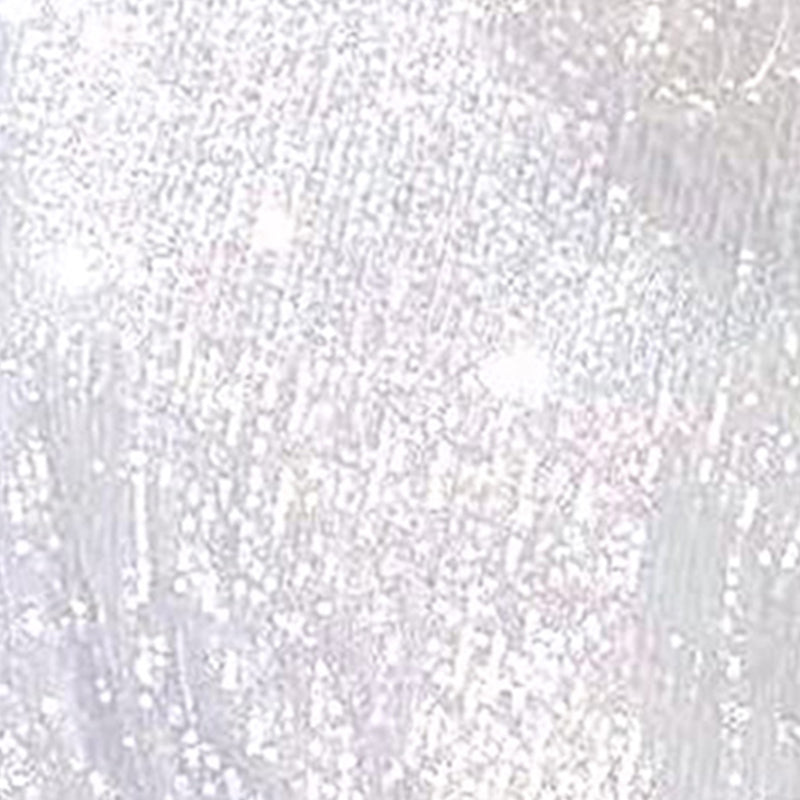 2024 New Fashion Women´s Autumn Sequin Party Dress, Sparkle Long Sleeve Round Neck Short Cocktail Dress with Belt