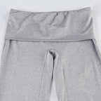 Cuteandpsycho Solid Chic Casual Straight Pants Basic Streetwear 2000s Y2K Trousers for Women Fashion Korean Harajuku Bottoms