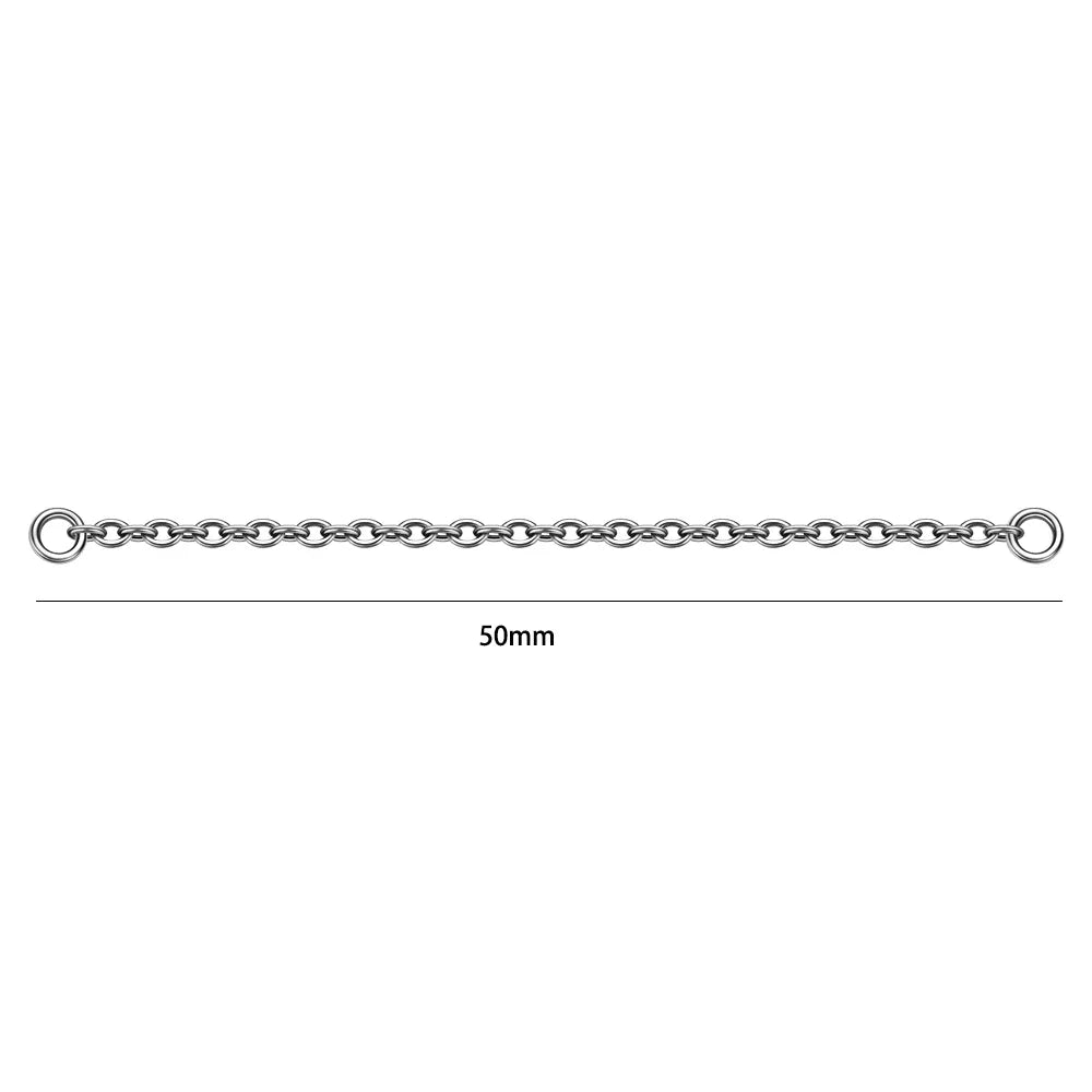 Dreamlee ASTM G23 Titanium Connector Chain For Nose Ring Hoop Clicker Cartilage Helix Body Piercing Jewelry Accessory