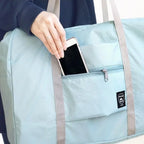 1-piece foldable travel bag, weekend travel bag, gym bag, suitable for airline carry on luggage bag, business travel storage bag