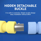 3/4/5/6 Tubes Portable Hula Circle Detachable Exercise Hoops for Children Body Building Sports Hoop Adult Waist Loss Weight Hoop