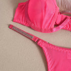 Ellolace Rhinestone Lingerie Onlyfans Kit Sexy Push Up Underwear Without Censorship Matching-Two-Piece Onlyfans Fantasy Clothing