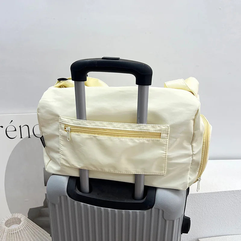 2025 Large capacity Travel Tote Bags for Women nylon Shoulder Messenger Bag Sports Yoga Satchels Fashion Woman Handbag