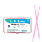 300 Pcs Double-ended Fish Bone Shaped Disposable Plastic Toothpick ,Dental Floss,Interdental Brush