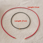 5pcs/Lot Multicolor Magnetic Rope 27cm 51cm 58cm Adjustable Magnet Milan Rope Bracelet  Necklace DIY Jewelry Making Accessories