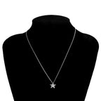 Aihua New Fashion Silver Color Infinity Necklaces & Pendants for Women Choker Party Jewelry Gifts Bijuter Collar