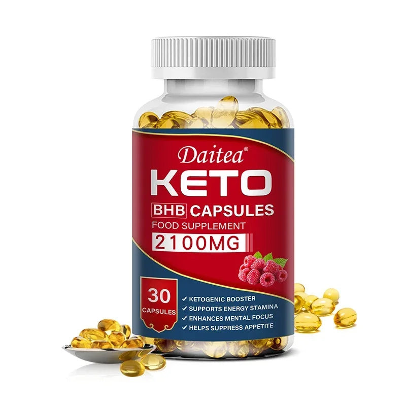 Daitea Fat Burning Weight Loss Keto Softgels - Helps with better body calorie breakdown, weight management and health