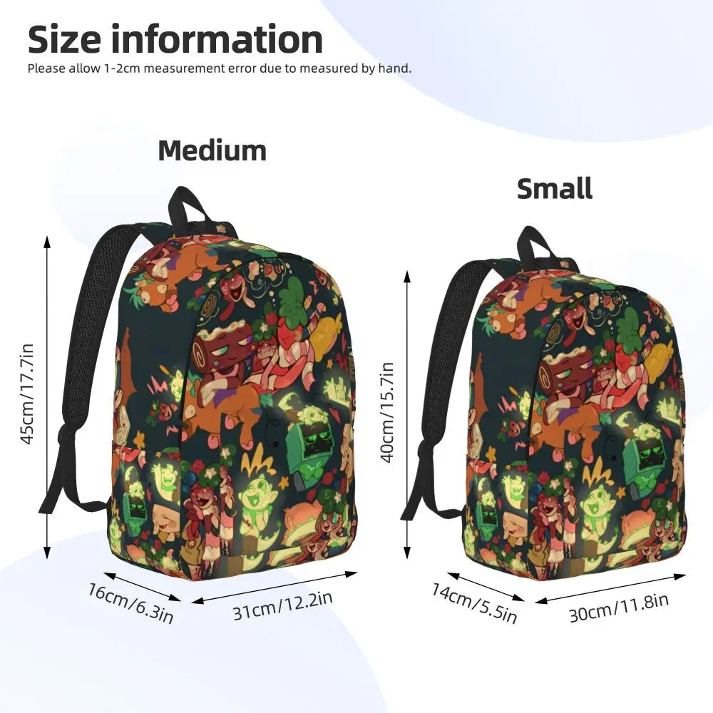 Dandys World Cool Backpack Lightweight High School Hiking Travel Game Logo Daypack for Men Women Laptop Computer Shoulder Bag