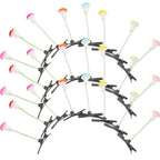 30 Pcs Accessories Mushroom Lemon Tree Hair Clip Women's Barrettes Hairclip Clips Small Plastic and Zinc Alloy