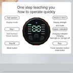 Abs Trainer EMS Abdominal Muscle Stimulator Electric Toning Belt USB Recharge Waist Belly Weight Loss Home Gym Fitness Equiment