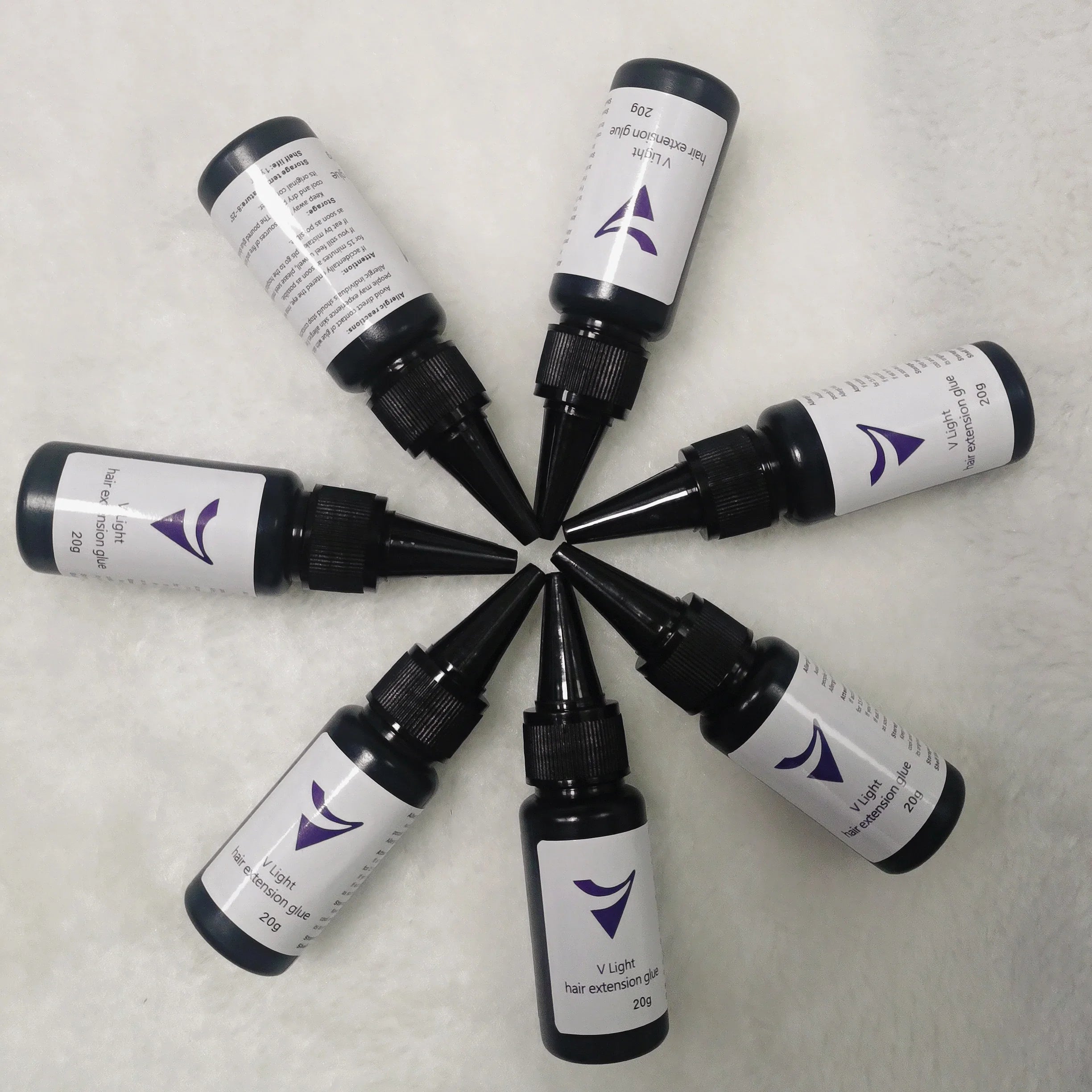 1PC 20gHair Extension Tools V-Light Technology Hair Extension Set Wig Hair Piece Real Hair Fast Grafting Tool Firm and Traceless