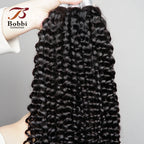 100% Human Hair Bulk for Braiding 1 Bundle Jerry Curly Natural Black Indian Remy Human Boho Braiding Hair Bulk Extensions Bobbi
