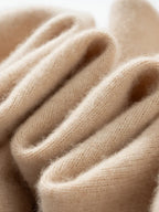 100% Cashmere Sweater Long Dress New Women High Turn-down Collar Pullover  Soft Cosy Autumn Winter Casual Solid Knitwear Dress