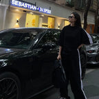 American Street-bombing Leisure Sportswear Suit Female Summer Student Loose Versatile Short-sleeved Trousers Two-piece Suit Tide