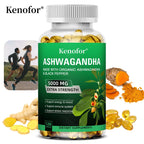 Ashwagandha Capsules - Boost Energy, Improve Mood, Relax The Body and Mind, Improve Sleep Quality, and Enhance Physical Strength