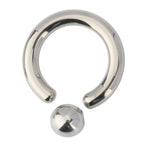 ASTM F136 Titanium Captive Bead Rings PIERC Nose Ring large size Earring 12G 2mm 3mm BCR Hoop Rings punk Piercing Body Jewelry