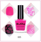 Black White Nail Art Stamping Polish 10ml 30 Colors Stamping Plates Polish Stamping Gel No Smudge Top Oil Colorful Nail Varnish