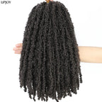 Butterfly Locs Crochet Hair 12 inch Handmade Butterfly Soft Locs Crochet Hair Extensions Synthetic Braiding Hair 12Strands/pack