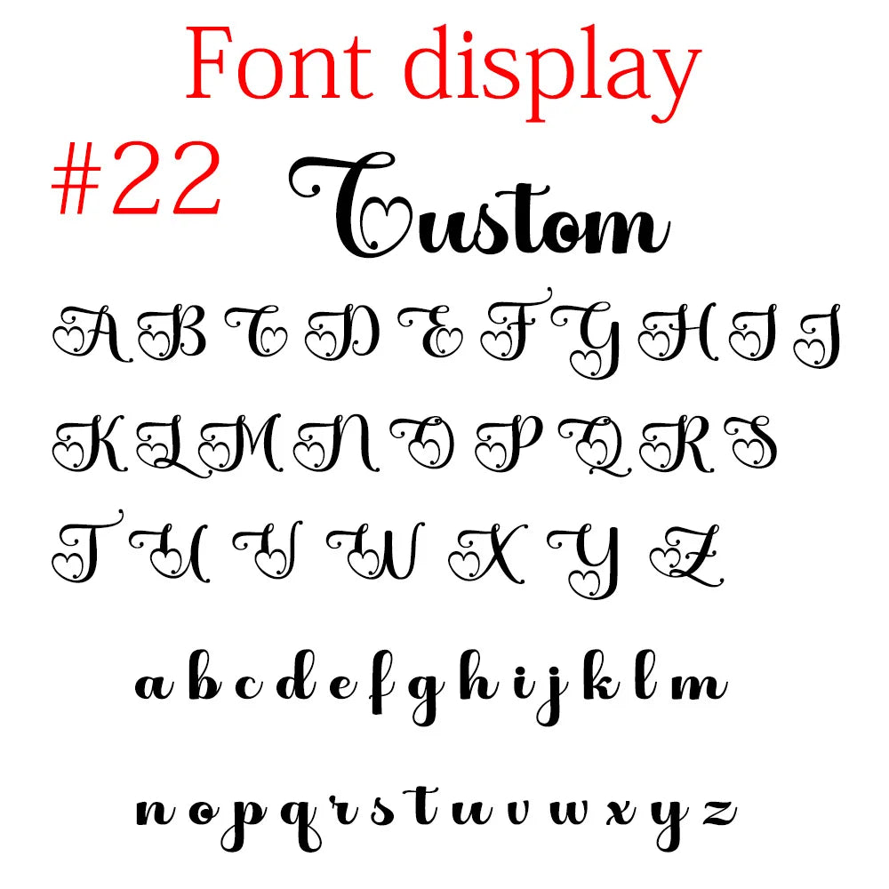 Custom Love Heart Name Necklace Personalized Letter Gold Pendant Stainless Steel Jewelry Fashion Trend Birthday Gift For Her