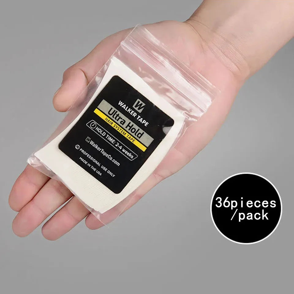 72pcs/lot White Ultra Hold Wig Double Sided Tape For Toupee/Lace Wig Hair Adhesive Tape