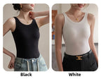 2025 Summer Women Strappy Tank Top Built-in Bra Seamless Wirefree Push Up Y2K Fashion Tube Top Innerwear Outerwear Hot Selling