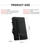 CASEKEY Pink Wallet Slim Minimalist Leather Pop UP Wallet Rfid Blocking Mini Aluminum Automatic Card Holder for Women Men