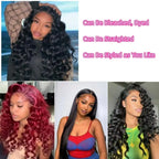 3 Bundles 1618 20 Inch Unprocessed Human Hair Loose Wave Double Weft Bundles for Women, Natural Look Volume Versatile Styling