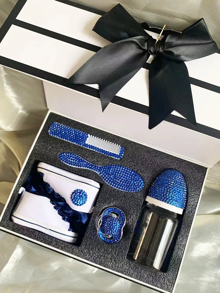 Baby Toddler Shoes Newborn Gift Set With Luxury Gift Box Packaging