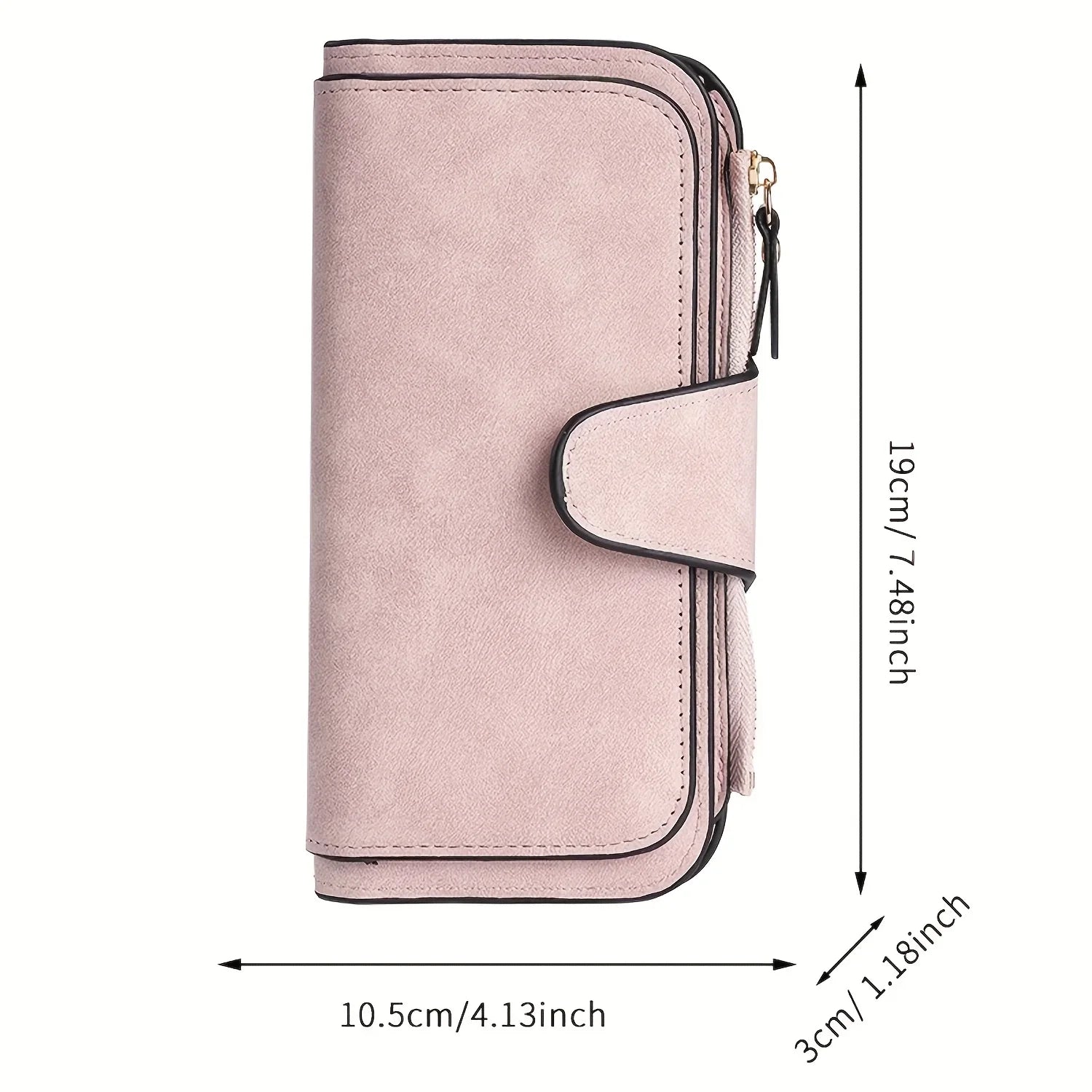 1pc Personalized Photo Custom Women's Long Wallet Custom Picture Coin Purse with Zipper Multi-Card Slot Multifunction Card Hold