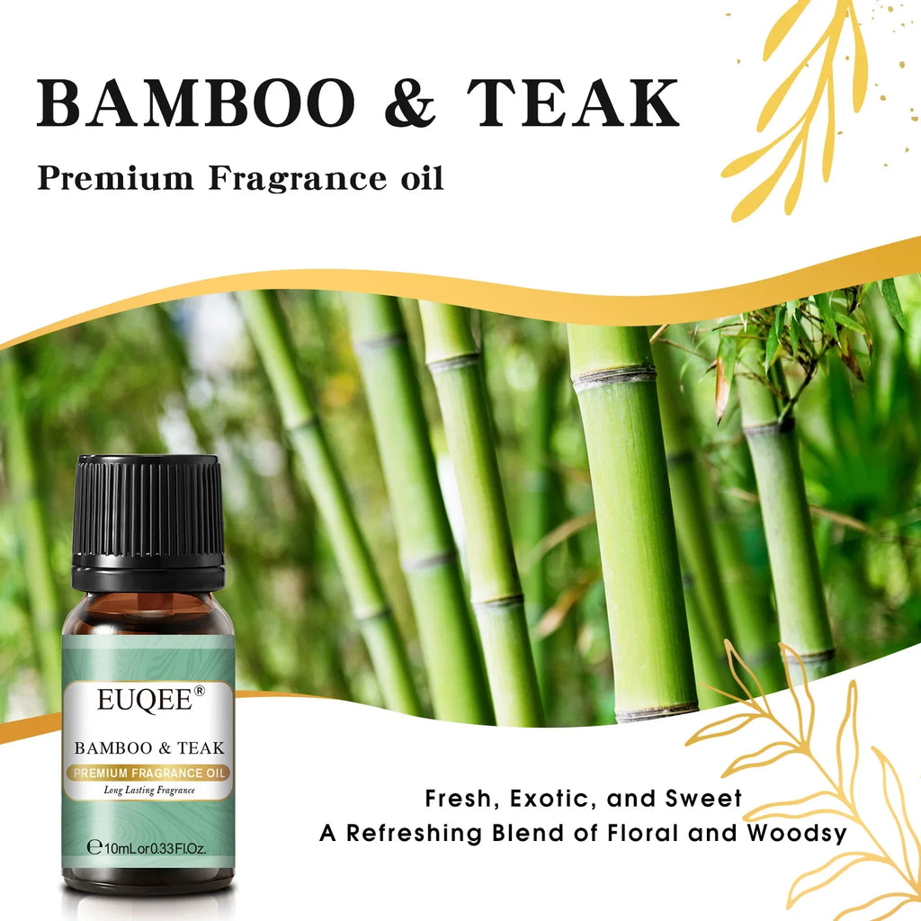 EUQEE 10ML Men's Fragrance Oil For Car Diffuser,Making Candle Leather Forest Pine Coffee Cake Cedarwood Bay Rum 1pcs/3pcs/6pcs