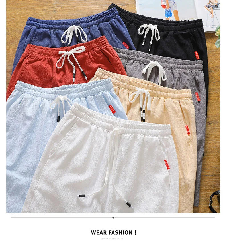 2024newSummer Shorts Men Casual Shorts Trunks Fitness Beach Shorts Man Breathable  Short Trousers