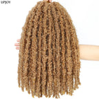 Butterfly Locs Crochet Hair 12 inch Handmade Butterfly Soft Locs Crochet Hair Extensions Synthetic Braiding Hair 12Strands/pack