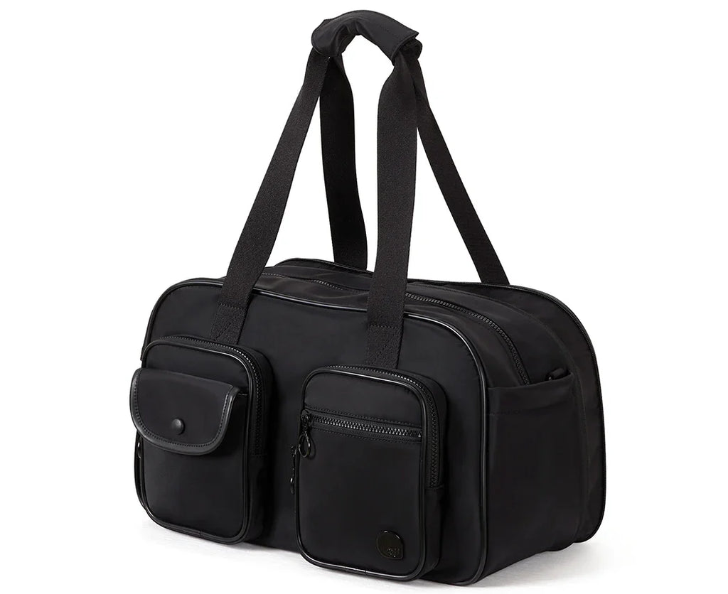 AJI Women Travel Bag Nylon Handheld Travel Bag Carry On Luggage Bag Large Capacity Weekender Gym Sport Holdall Overnight Bag