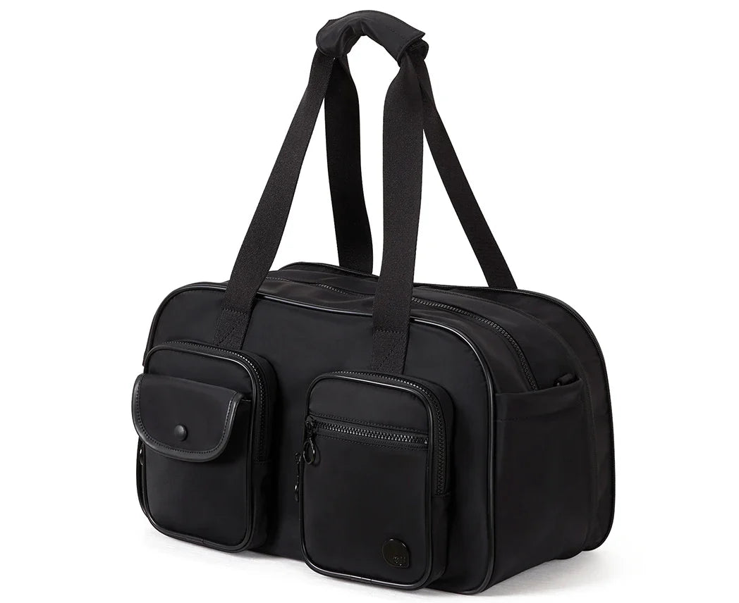 AJI Women Travel Bag Nylon Handheld Travel Bag Carry On Luggage Bag Large Capacity Weekender Gym Sport Holdall Overnight Bag