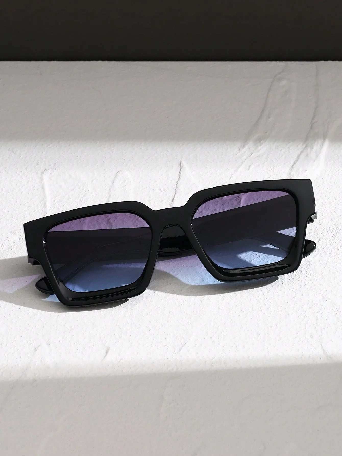 1/2 PC S Classic Fashion Square Plastic Frame Women Sunglasses For Men Daily Life Shades Eyewear Accessories.