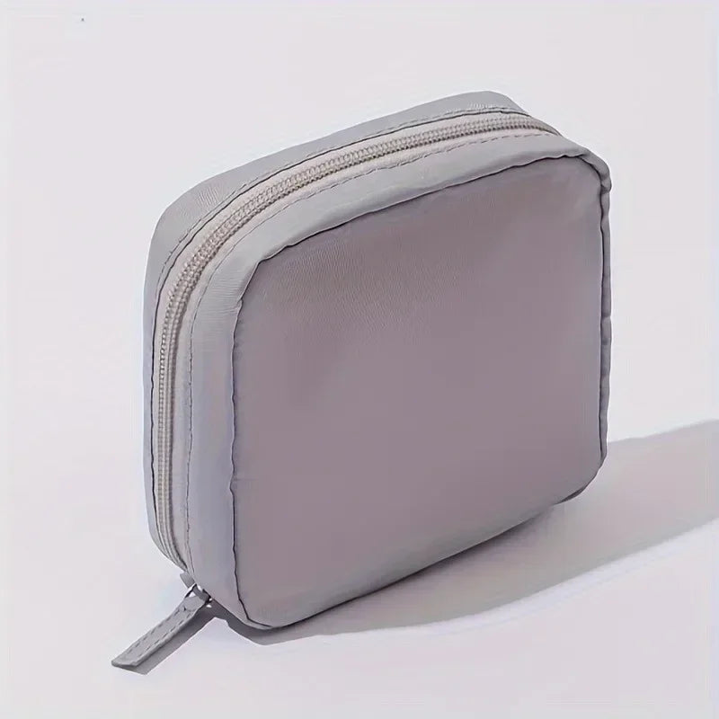 1pc Water-Resistant Feminine Product Pouch - Portable Period Kit Bag with Discreet Sanitary Napkin Storage, Menstrual Cup Pouch