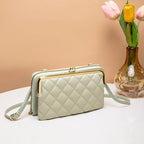 Bags for Women Trend PU Leather Handbags for Women Beige White Black Fashion Hand Bag Bolsas Para Mujeres Sac Phone Holder