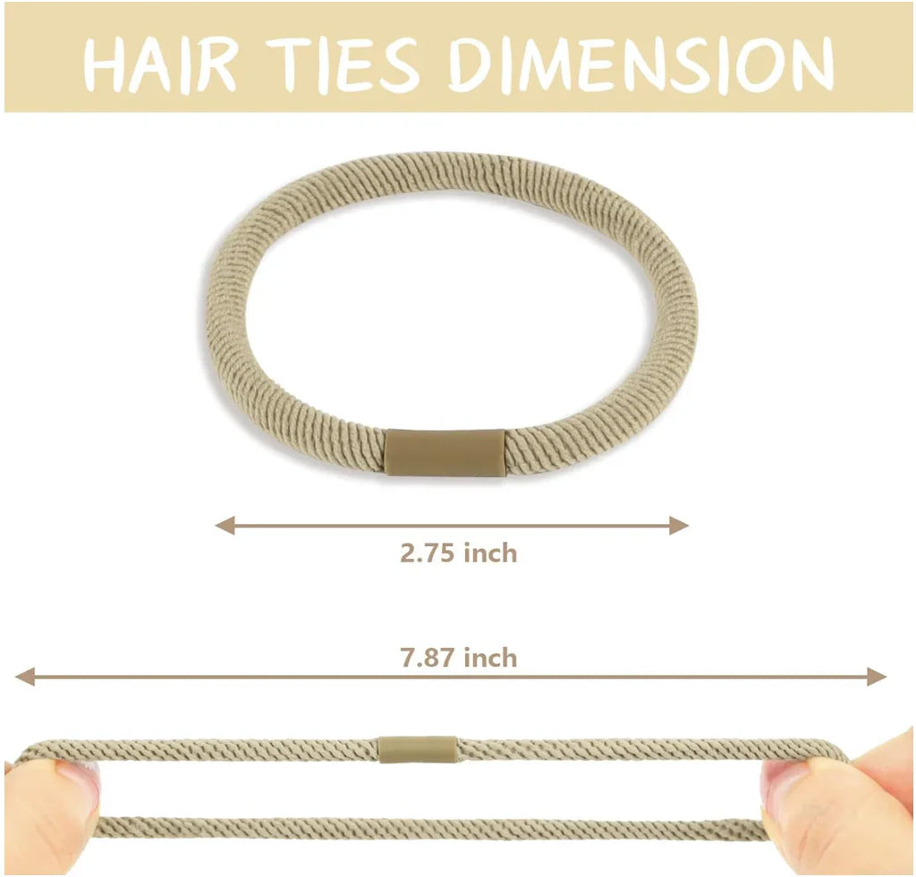 30PCS Boho Hair Ties for Women Elastic Hair Tie Bracelet Fashion Hair Bands No Damage Hair Ties Ponytail Holder for Thin Thick H