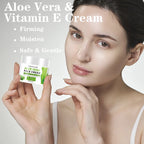 Aloe Vera & Vitamin E Moisturizer - a Soothing Moisturizer for Dry, Sensitive Skin |   Leaves Face and Body Soft and Supple