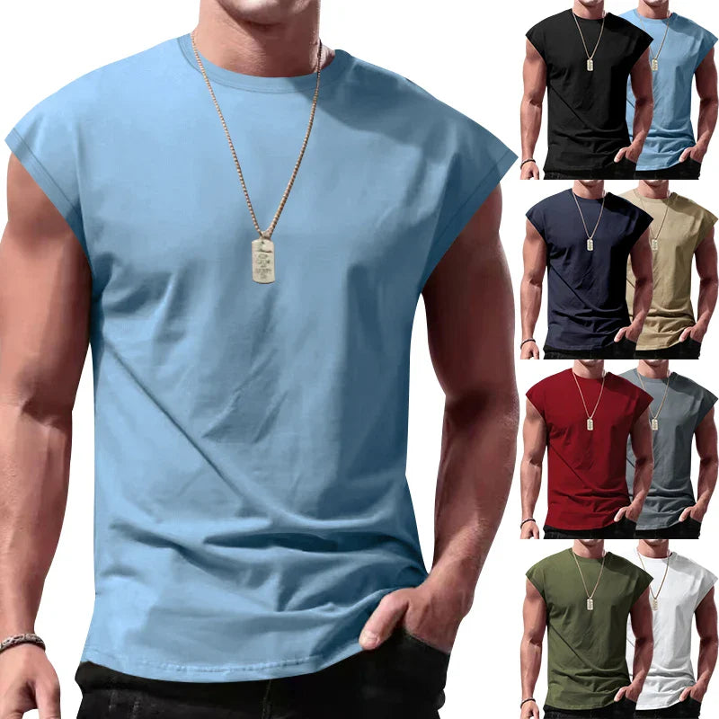 2024 men's casual sports breathable fast dry muscle vest