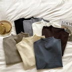 2025 Women Turtleneck Knitted Pullovers Solid Sweater Harajuku Korean Soft Warm Knitwear Autumn Winter Fashion Slim Jumpers Tops